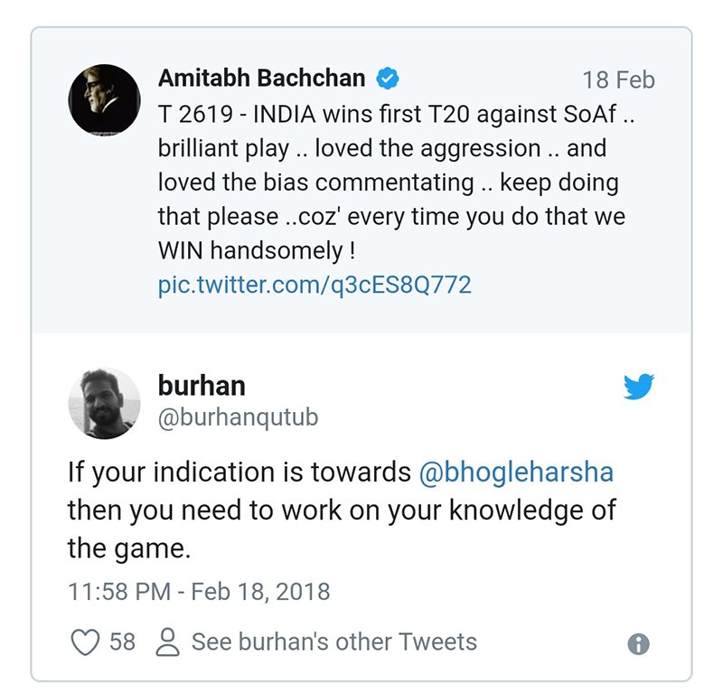 Amitabh trolled comment 5