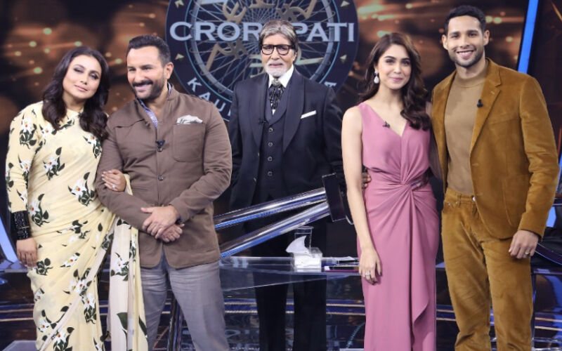 KBC 13’s Shaandaar Shukravaar: Amitabh Bachchan Shakes A Leg With Saif Ali Khan, Rani Mukerji And Siddhant Chaturvedi On ‘Shava Shava’