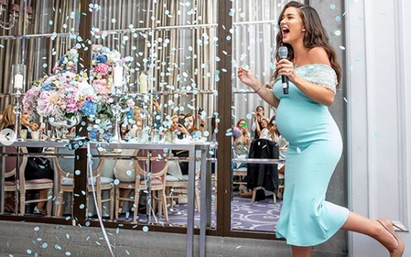 Amy Jackson Gets An All-Blue Themed Baby Shower Plus A Gender Reveal Party Of Her Dreams, Pics Inside