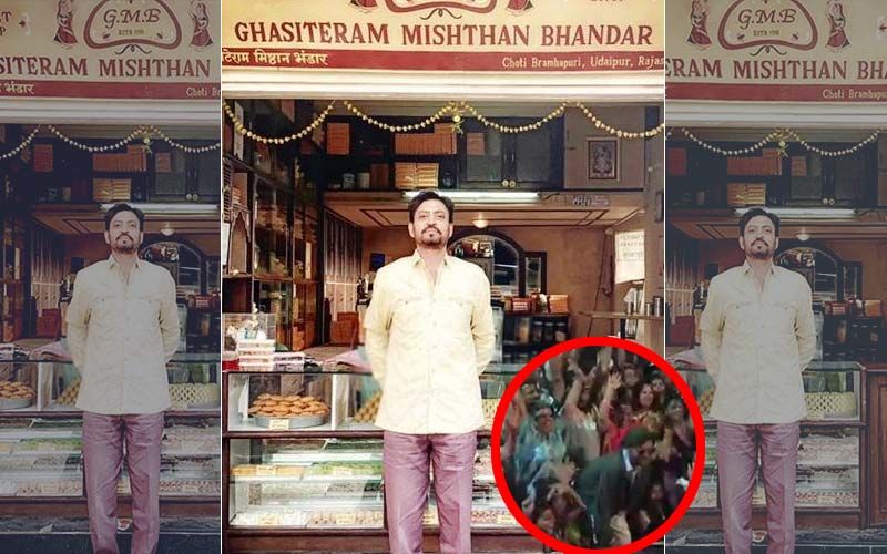 Angrezi Medium Video: Irrfan Khan Cheered On By Fans As He Shoots In Udaipur