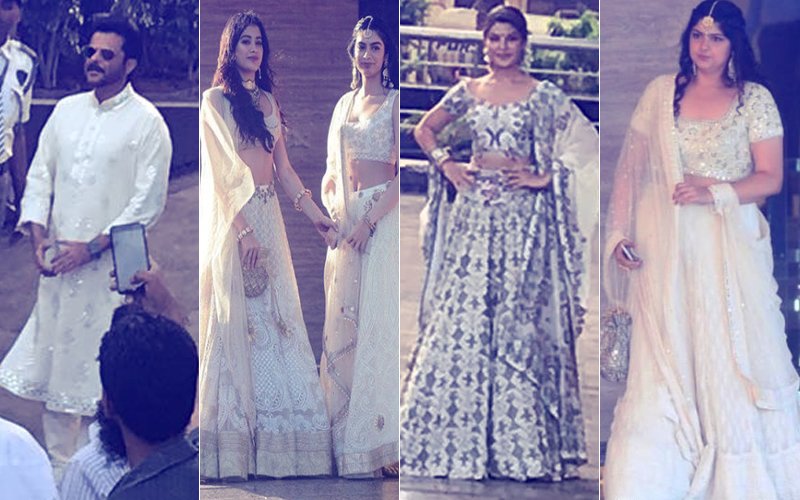 Sonam Kapoor’s Mehendi: Anil, Janhvi, Jacqueline & Anshula Arrive At The Venue