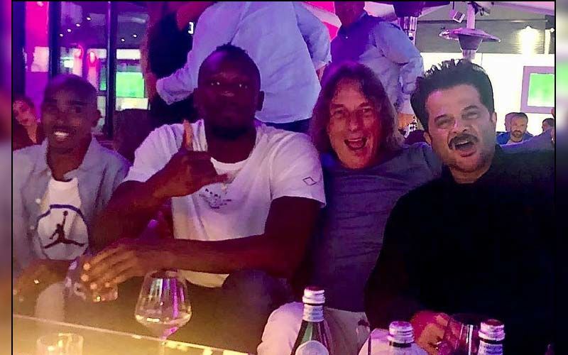 Anil Kapoor Parties The Night Away With Usain Bolt And Hussein Mo Farah In Germany -See Pics And Video