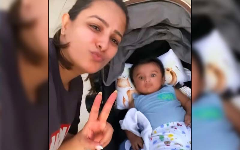 Anita Hassanandani Shares Innovative New Fitness Routine Featuring Baby Boy Aaravv; Says 'There Is No Right Way To Workout' - WATCH