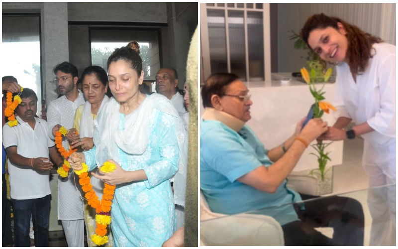 Ankita Lokhande CRIES Inconsolably At Her Father Shashikant Lokhande; Finds Support From Her Hubby Vicky Jain And Mom Vandana-REPORTS