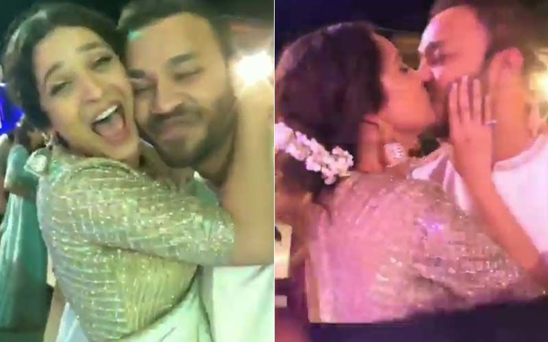 Ankita Lokhande Kisses Boyfriend Vicky Jain At A Wedding; Lovebirds Dance The Night Away