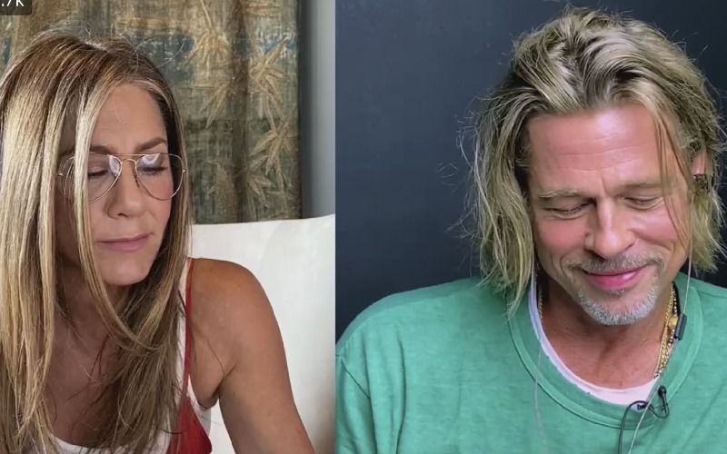 Brad Pitt And Jennifer Aniston Get All Flirty During Their Fast Times Table Read; 'Hi Honey, How You Doing' Moment Leads To Social Media Meltdown