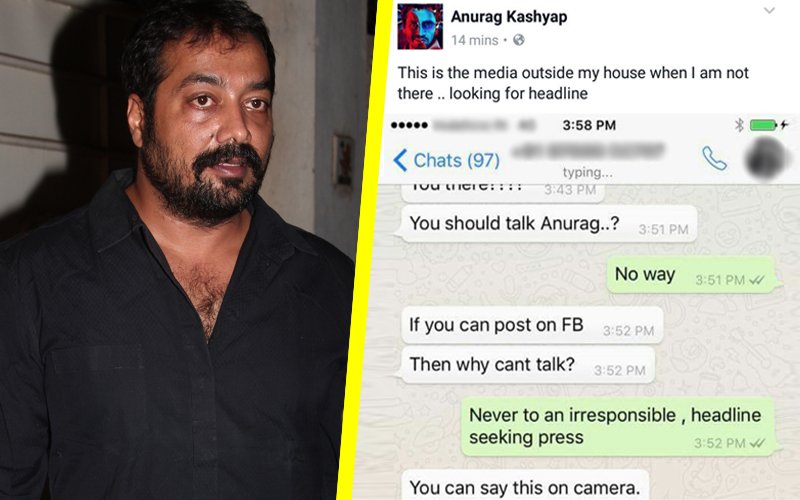 Angry Anurag Kashyap Posts Journalist's Contact Online, Channel Demands Apology, Contemplates Lawsuit