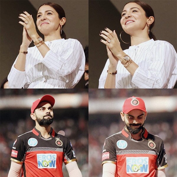 Anushka Sharma Cheers For Virat At The Stadium