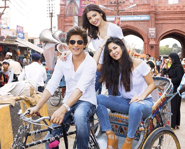 Anushka Sharma Katrina Kaif And Shah Rukh Khan