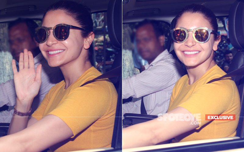 Hello Miss Sunshine! Anushka Sharma Resumes Shooting For Zero, View Pics