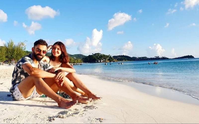 Virat Kohli and Anushka Sharma’s Picture Of Soaking The Sun On Beach Has Love Written All Over It