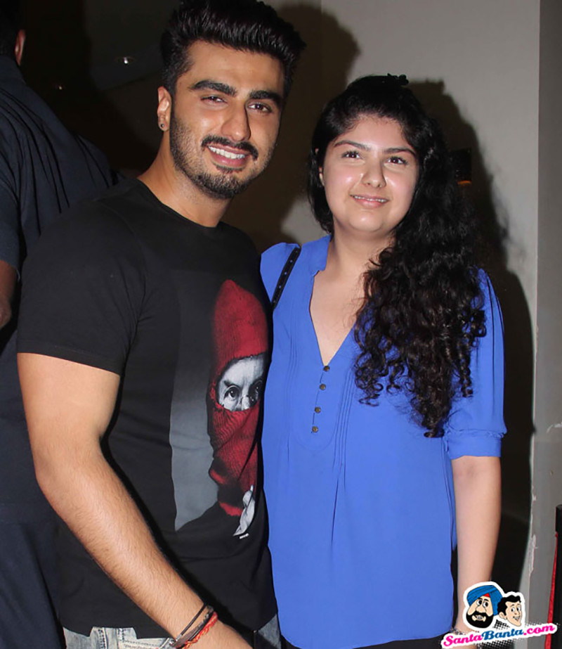 Arjun Kapoor With Sister Anushala