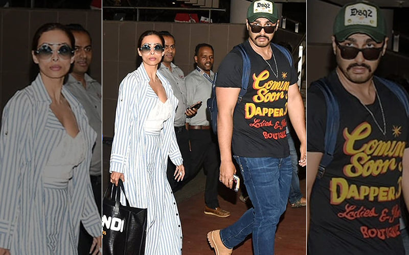 Did Arjun Kapoor Accompany Malaika Arora On Her Maldives Vacay? Pictures Of Couple From The Airport Say So!