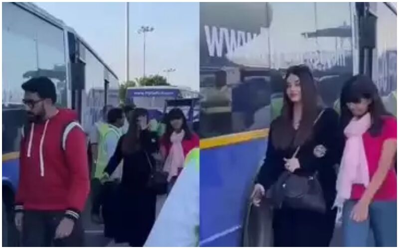 DID Abhishek Bachchan-Aishwarya Rai Put DIVORCE Rumours To Rest With THIS Viral Dubai Airport Video With Daughter Aaradhya? Netizens Feel The Clip Is Old - WATCH