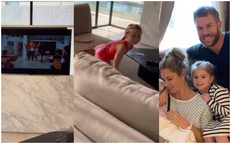 Australian Cricketer David Warner’s Daughter Enjoys Watching Aamir Khan’s Taare Zameen Par - WATCH