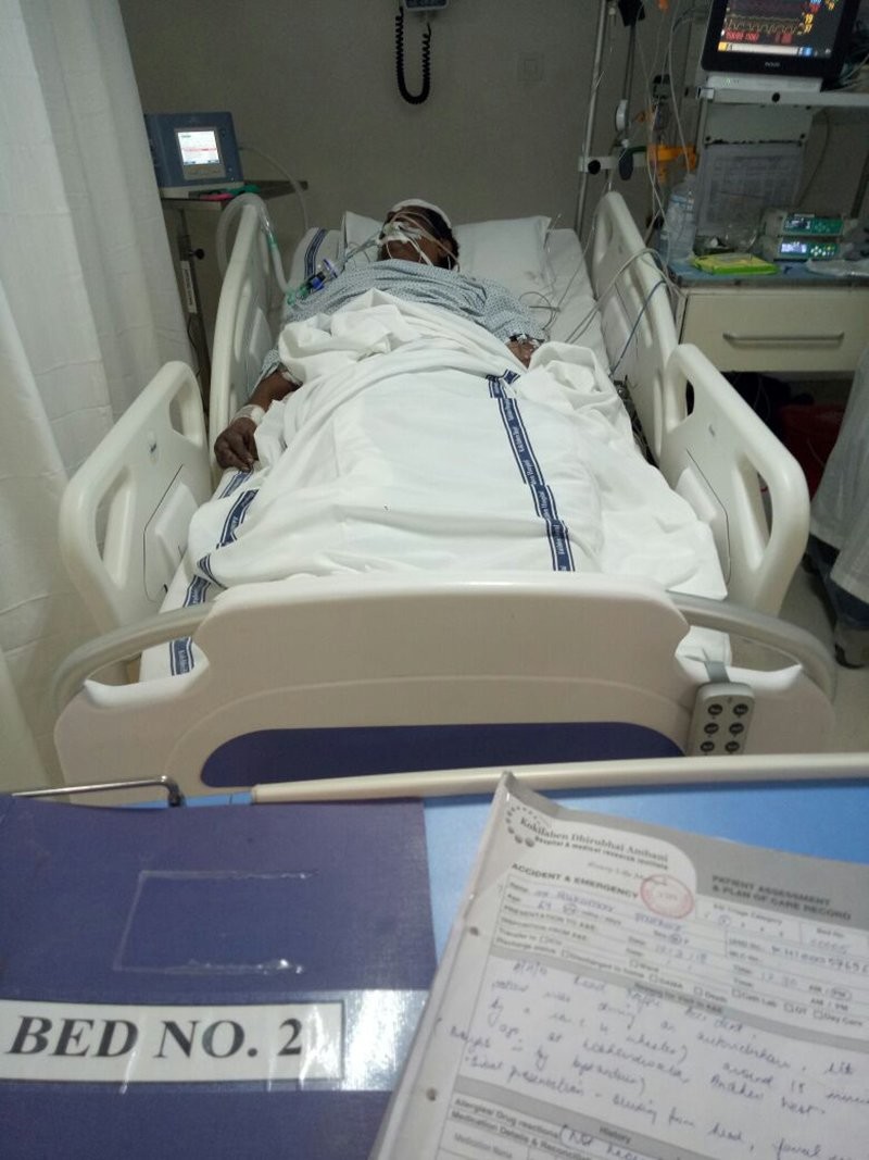 Auto Driver In Hospital