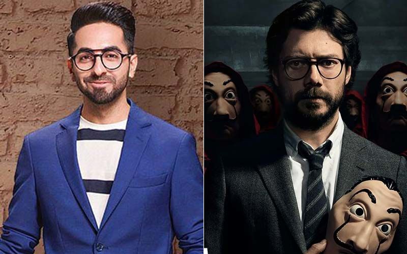 Shirtless Ayushmann Khurrana Auditions For The Role Of 'The Professor' Wearing Same Glasses As He Plays Bella Ciao From Money Heist