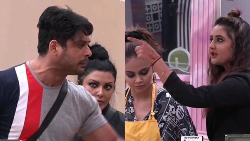 Bigg Boss 13 Day 9 SPOILER Alert:  All Hell Breaks Loose As Sidharth Shukla And Rashami Desai Get Into An Ugly Fight Over Kitchen Responsibilities