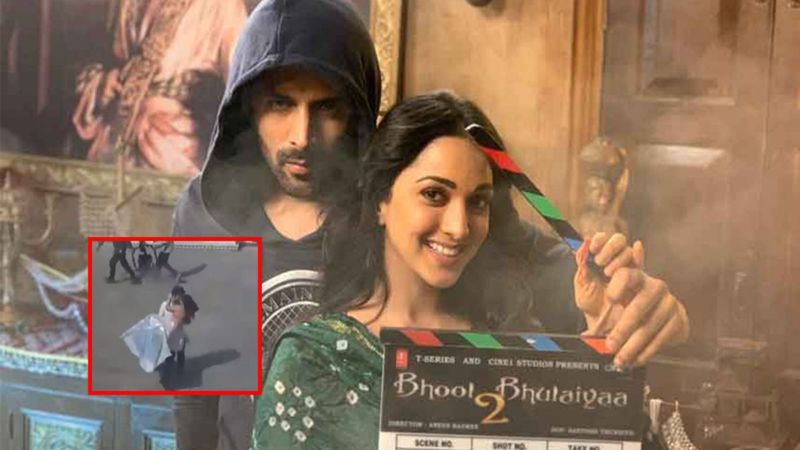 Bhool Bhulaiyaa 2: Kartik Aaryan-Kiara Advani’s Love-Soaked Shoot LEAKED; Watch Actor Lifting Kiara In His Arms