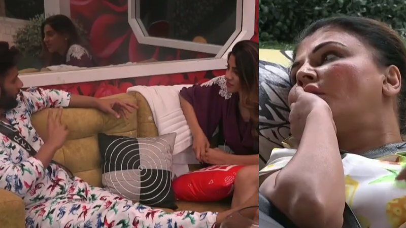 Bigg Boss 14: Rakhi Sawant Questions Nikki Tamboli And Rahul Vaidya's Friendship As She Finds Them Conversing In A Corner; Comments 'Disha, Rahul To Gaya'