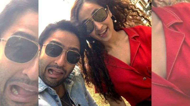 Newlyweds Shaheer Sheikh And Ruchikaa Kapoor Take A Romantic Drive Amidst Snow-clad Mountains; 'Can We Kiss Forever' Is On Their Minds - WATCH