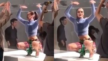 Bella Hadid LOCKS UP Herself In Her Hotel Room After Working For 27 Days In A Row – VIDEO