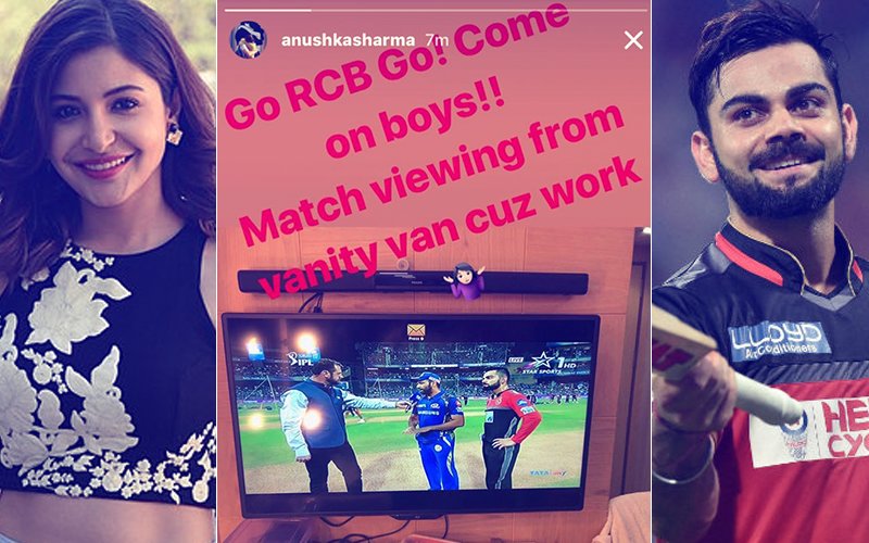 Anushka Sharma Bats For Virat Kohli; Cheers On Hubby Dearest From The Sets Of Zero