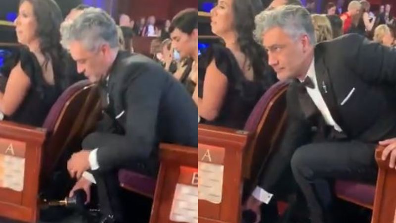 Oscar Awards 2020: Jojo Rabbit Director Taika Waititi Casually Slides His Trophy Under A Chair; Fans Hope He ‘Didn’t Forget It'