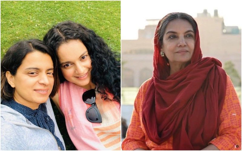 Kangana Ranaut's Sister Rangoli Hits Back At Shabana Azmi For Calling Kangana's Statements On Bollywood 'Outrageous'