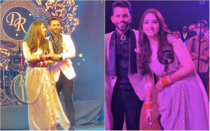 INSIDE Rahul Vaidya-Disha Parmar’s Reception: Jasmin Bhasin, Arjun Bijlani, Sana Makbul Khan Give A Peek Into The Happening Celebration-VIDEOS