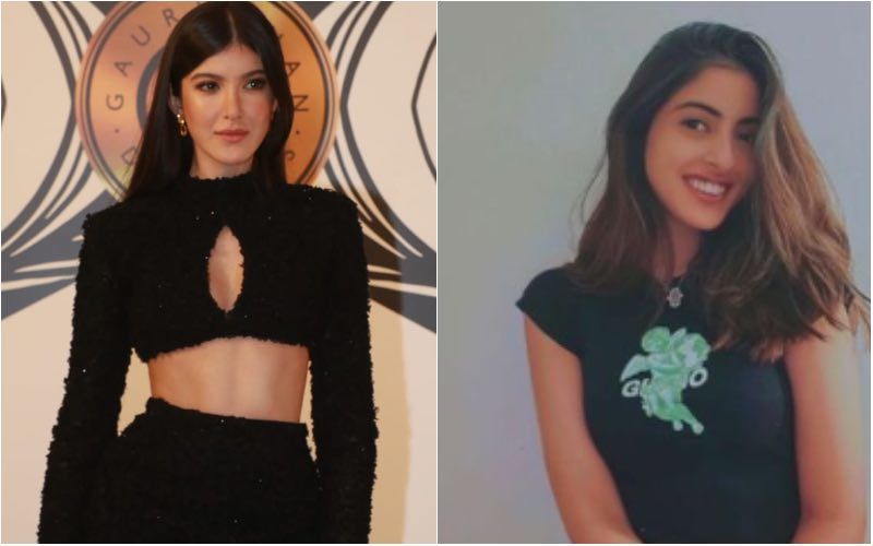 Shanaya Kapoor Looks Absolutely Ravishing In A Black Monokini And Oversized Trench Coat; Navya Naveli Nanda Is Stunned – See Pics