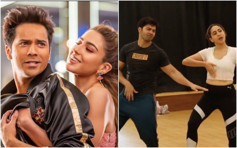 Coolie No 1 Song Husnn Hai Suhaana New UNSEEN BTS: Varun Dhawan And Sara Ali Khan Show How They Aced The 90s Tadka– VIDEO