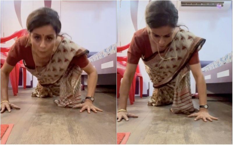 Gul Panag Crushes The Stereotype As She Does Push-Ups In A Saree; She Really Makes The Non-Motivated People Look Bad – VIDEO
