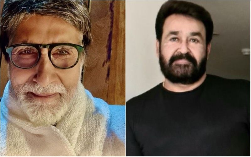 Amitabh Bachchan Makes A Warm Birthday Wish To South Superstar Mohanlal Whilst Wishing Luck For His Directorial Debut Film Barroz; Latter Responds