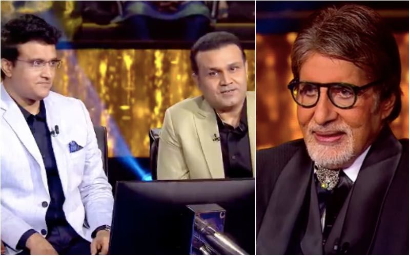 Kaun Banega Crorepati 13: Virendra Sehwag And Sourav Ganguly Pull Each Other’s Leg, Leaving Amitabh Bachchan In Splits- Watch