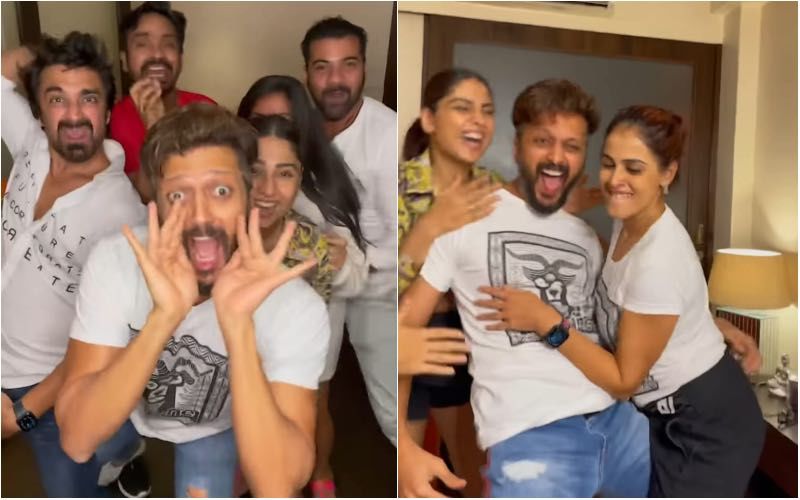 Riteish Deshmukh And Genelia D’Souza Set Our Mood For The Weekend As They Participate In The Viral Trend, Ek Baar Pehra Hata De Sharabi-Watch