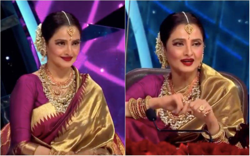 Indian Idol 12: Rekha Flaunts Her Swag As She Wears Golden Sneakers With Saree; Gives A Glimpse Of Her Hip-Hop Dance Moves – VIDEO