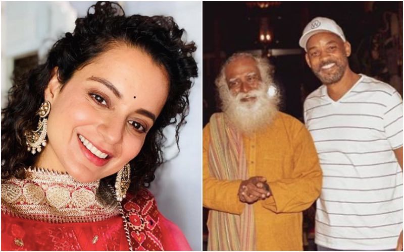 Kangana Ranaut Shares A Video Of Will Smith Meeting Sadhguru; Says: 'He Is Being So Grounded, Spiritual'