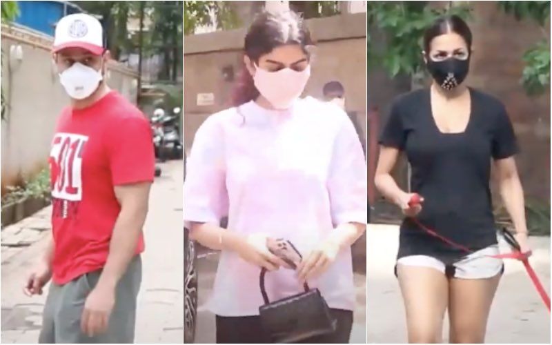 Celeb Spotting: Malaika Arora Takes Her Pet Dog Out For A Walk; Khushi Kapoor, Kunal Kemmu Snapped In The City In Their Casual Best - VIDEO