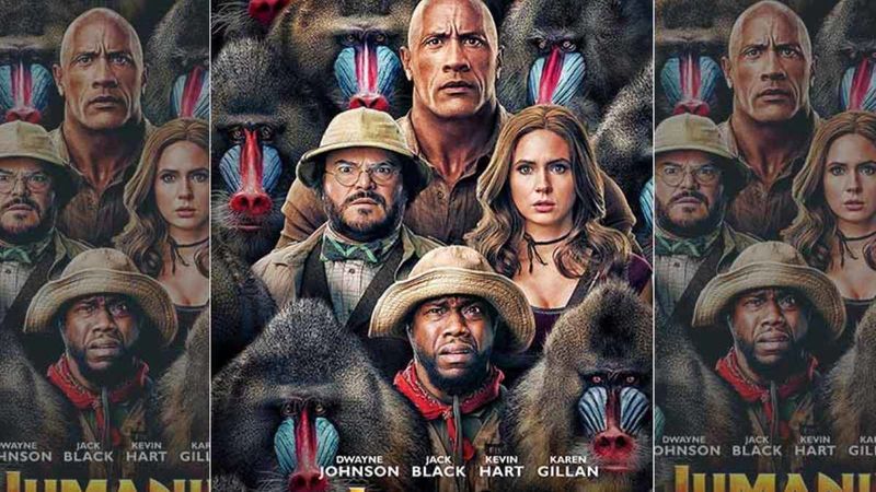 Jumanji: The Next Level Poster: Dwayne Johnson, Jack Black, Kevin Hart, Karen Gillan Find Themselves In The Middle Of Mandrill Monkeys