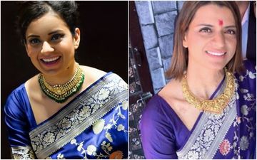 Kangana Ranaut Jokes How Sister Rangoli Chandel Borrowed Her Saree For An Occassion But Never Returned It; Says: 'It’s Called Seizing'