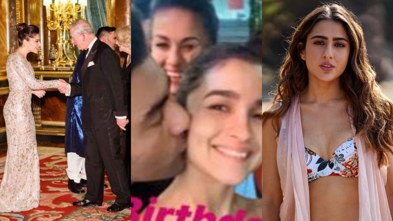 MOST VIRAL Bollywood Pics: When Kanika Kapoor Met Prince Charles, Ranbir-Alia And Arjun-Malaika’s Kiss, Sara Ali Khan In Bikini