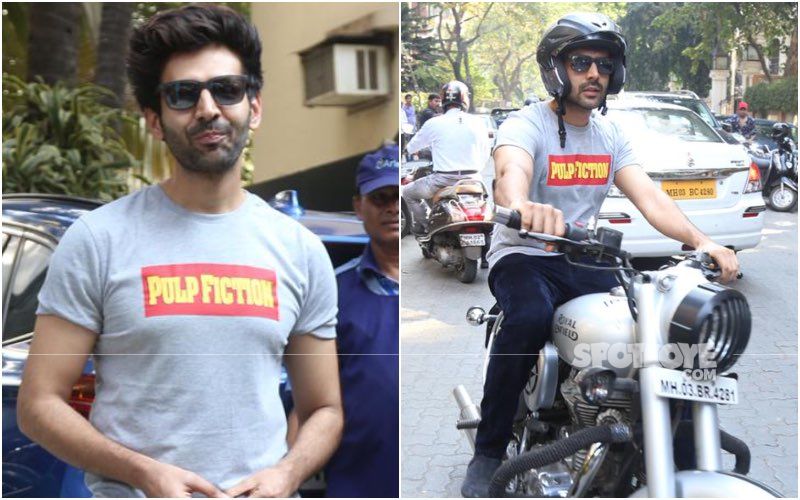 Bhool Bhulaiyaa 2: Kartik Aaryan Goes For A Morning Ride On His Swanky Bike; Netizens Have A Hilarious Observation