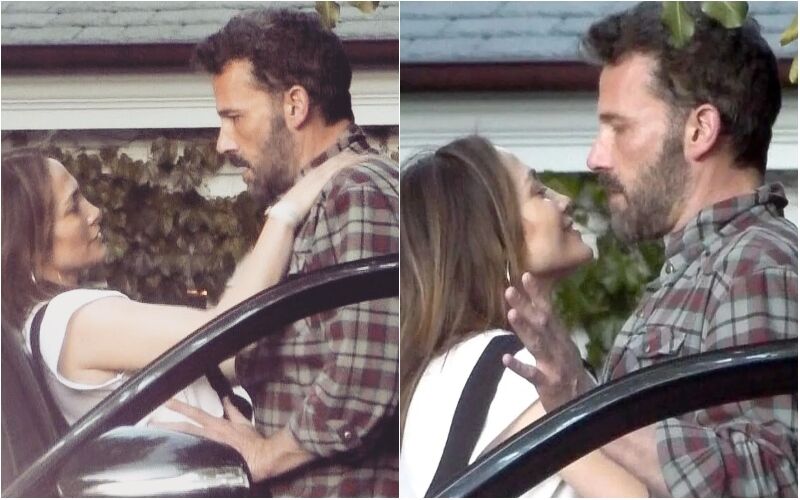 Jennifer Lopez Flaunts Her Engagement Ring While Engaged In STEAMY Make-out Session With Fiancé Ben Affleck