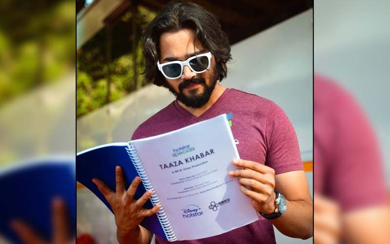 Bhuvan Bam Set To Make His OTT Debut With 'Taaza Khabar', Thanks Fans For Love And Support As He Poses With Show's Script -See PICS