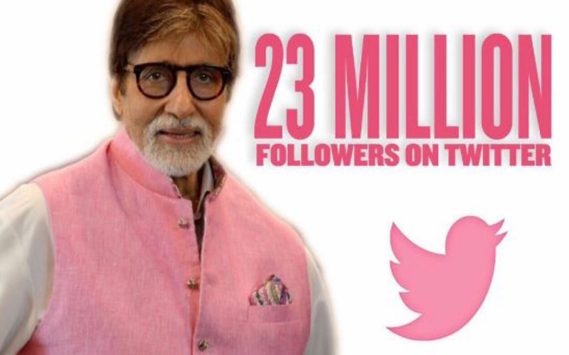 SOCIAL BUTTERFLY: Amitabh Bachchan Crosses The Milestone Of 23 Million Twitter Followers!