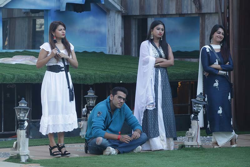 Bigg Boss Contestants During The Captaincy Task