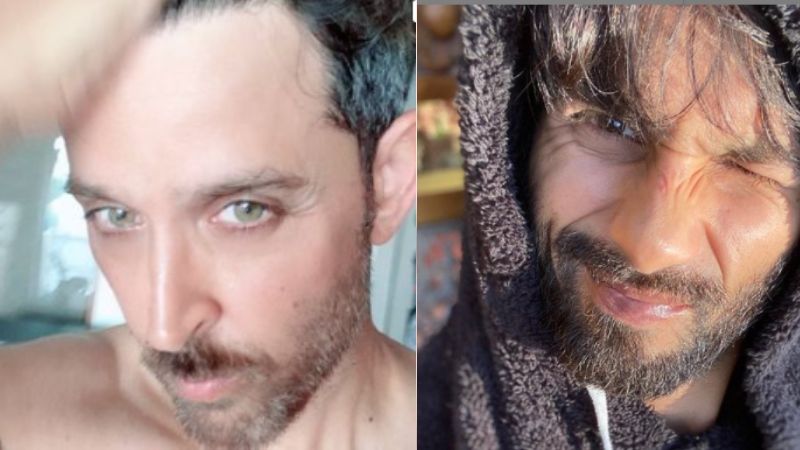 Hrithik Roshan Trims His Beard And Shows Off His Sexy Self; Shahid Kapoor Goes 'Oohhoooo'