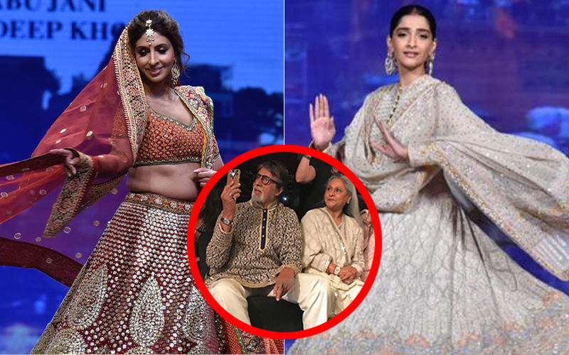 Big B Cheers For Daughter Shweta, Sonam Kapoor Twirls On Alia Bhatt’s Song At Abu Jani-Sandeep Khosla's Fashion Show