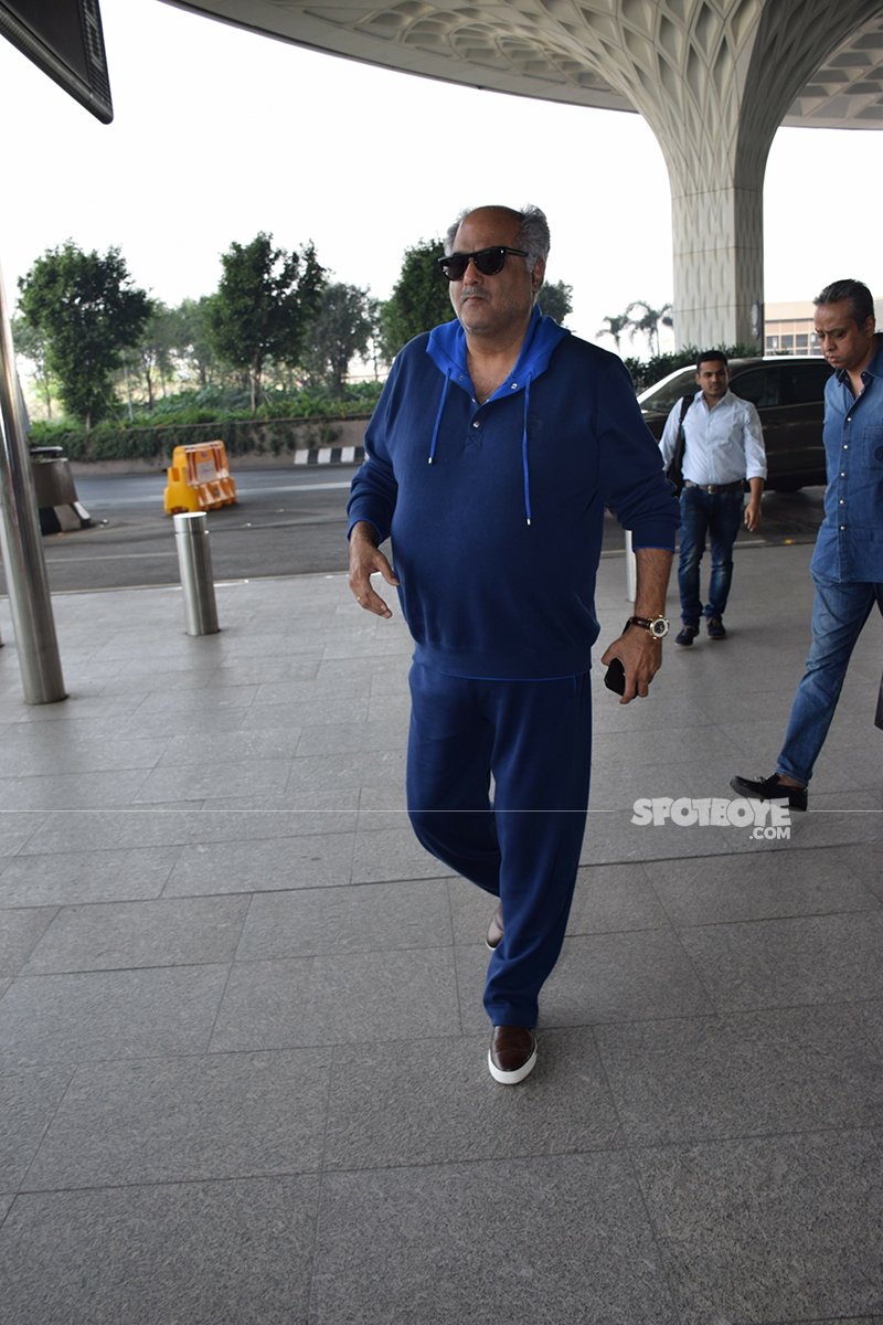 Boney Kapoor Enters Mumbai Airport To Fly Off To Haridwar